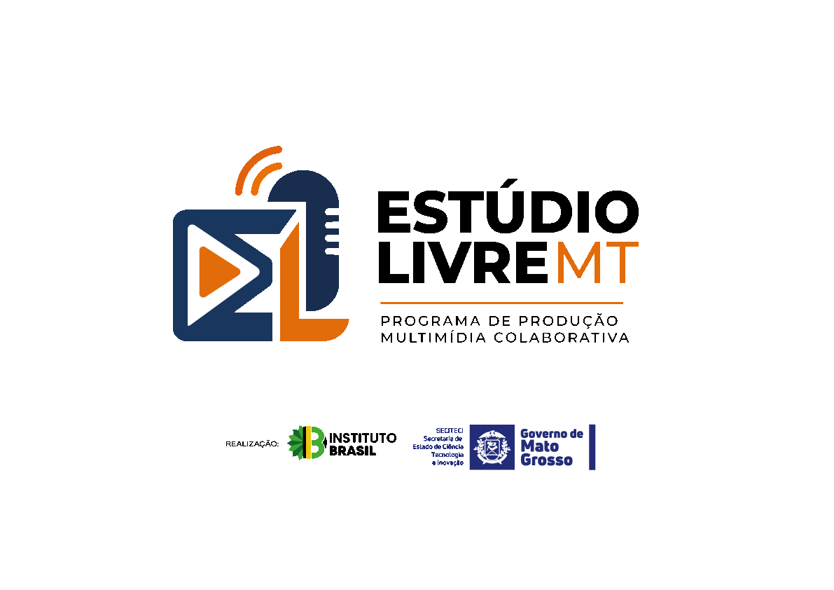 Identidade oficial do Estúdio Livre MT e marcas institucionais